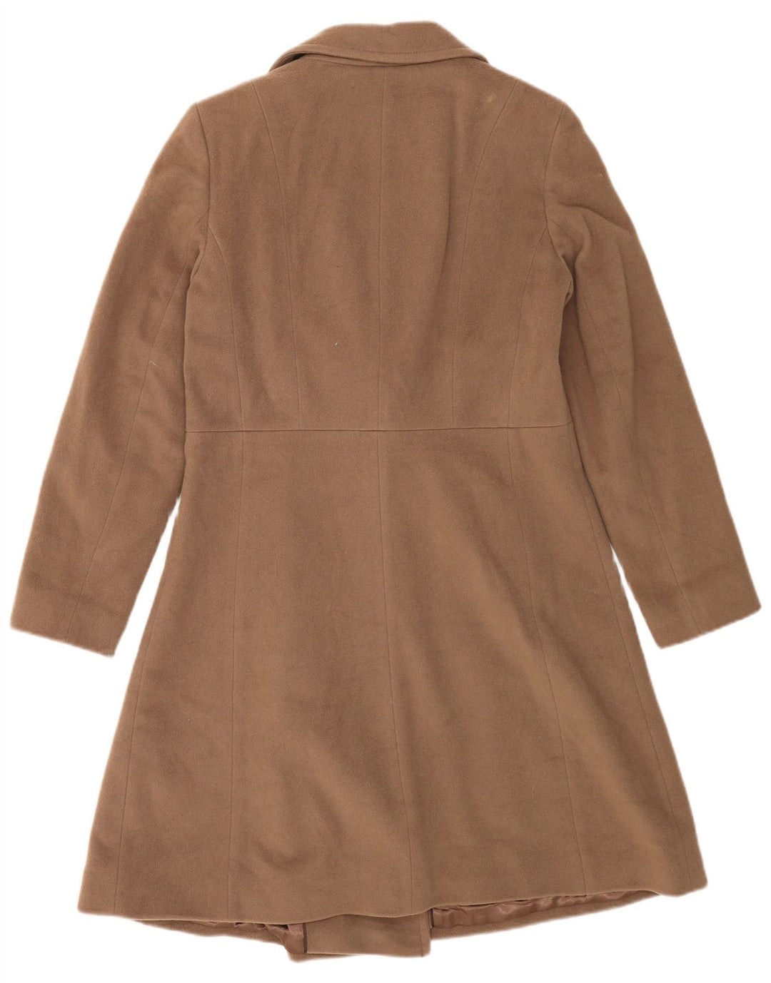 Marks & Spencer Damenmantel UK 10 Small Beige Wolle