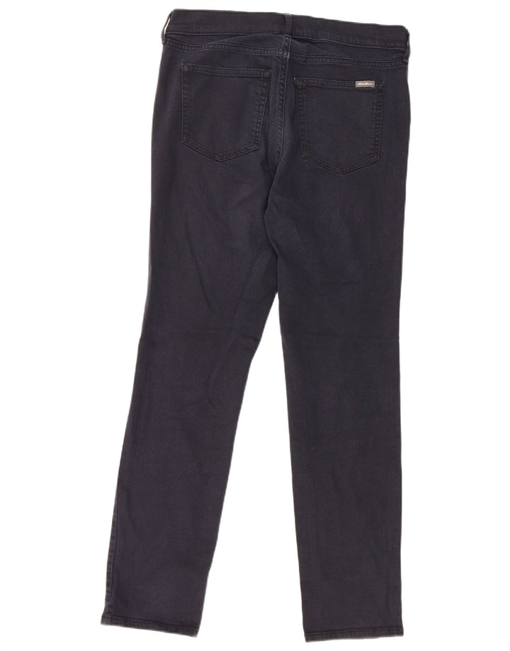 Eddie Bauer Damen Slim Jeans US 6 Medium W30 L29 Marineblau Baumwolle