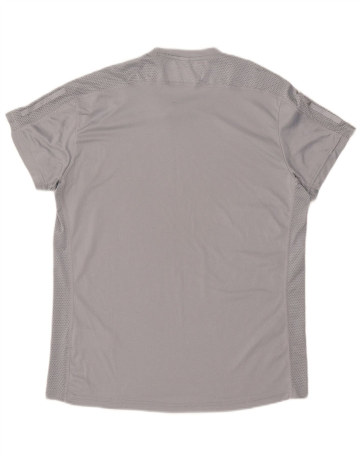 ADIDAS Herren T-Shirt Top Mittelgraues Polyester