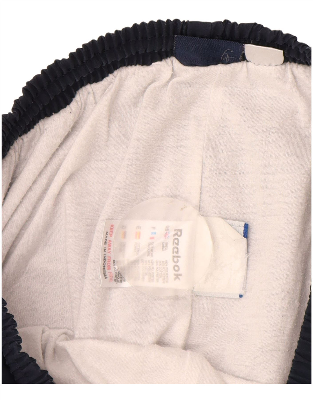 Reebok Damen Trainingshose Jogger UK 12 Medium Marineblau Polyester