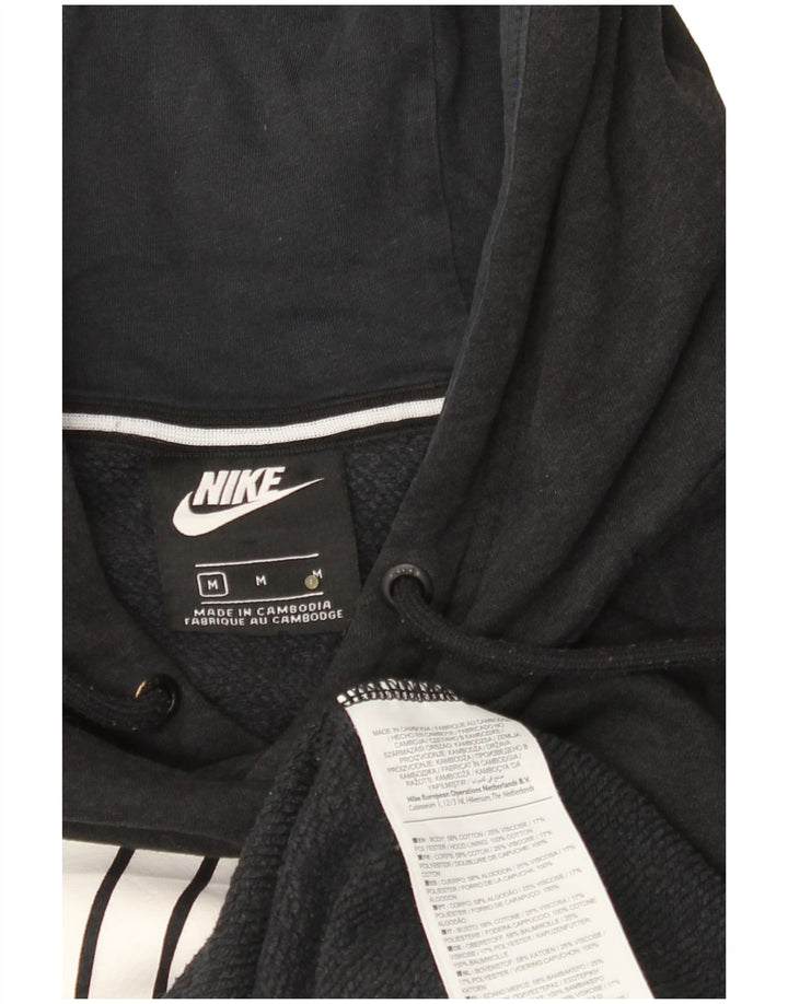 NIKE Herren-Kapuzenpullover mit Grafik, mittelschwarz, Baumwolle