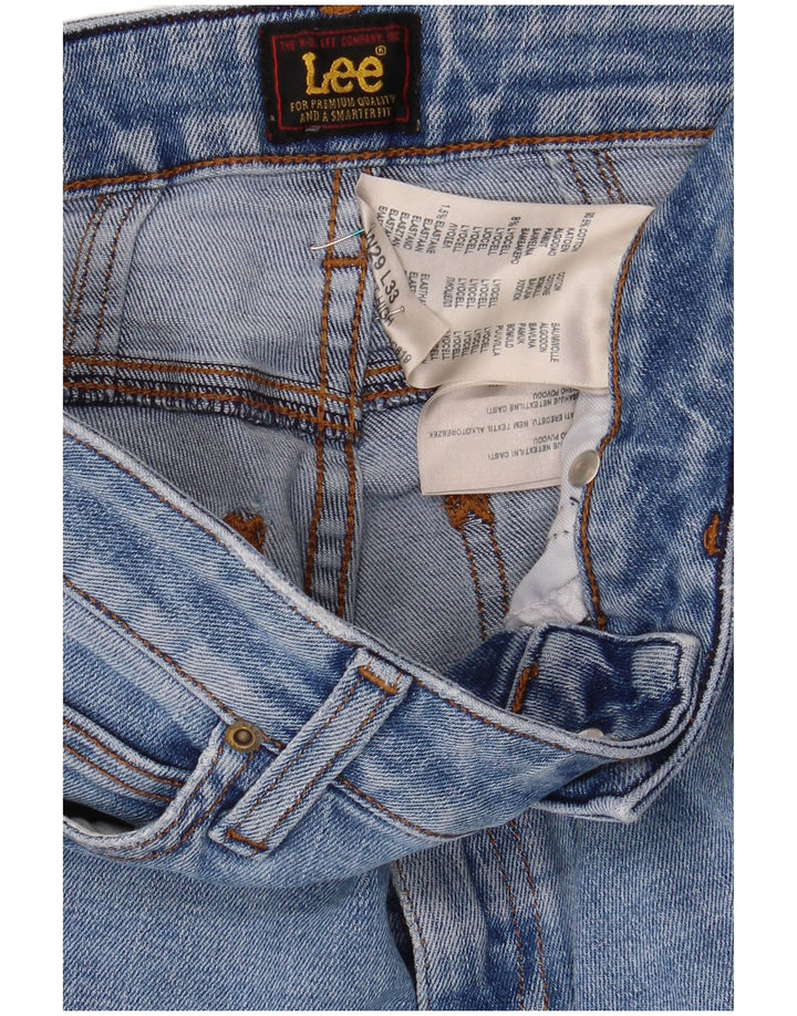 Lee Damen Skinny Jeans W29 L33 Blaue Baumwolle