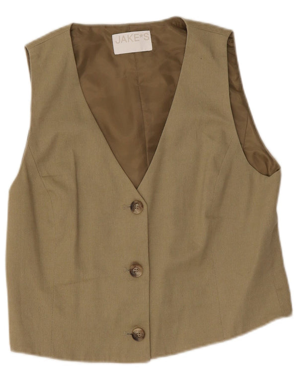 Jake's Damen Weste UK 12 Medium Khaki
