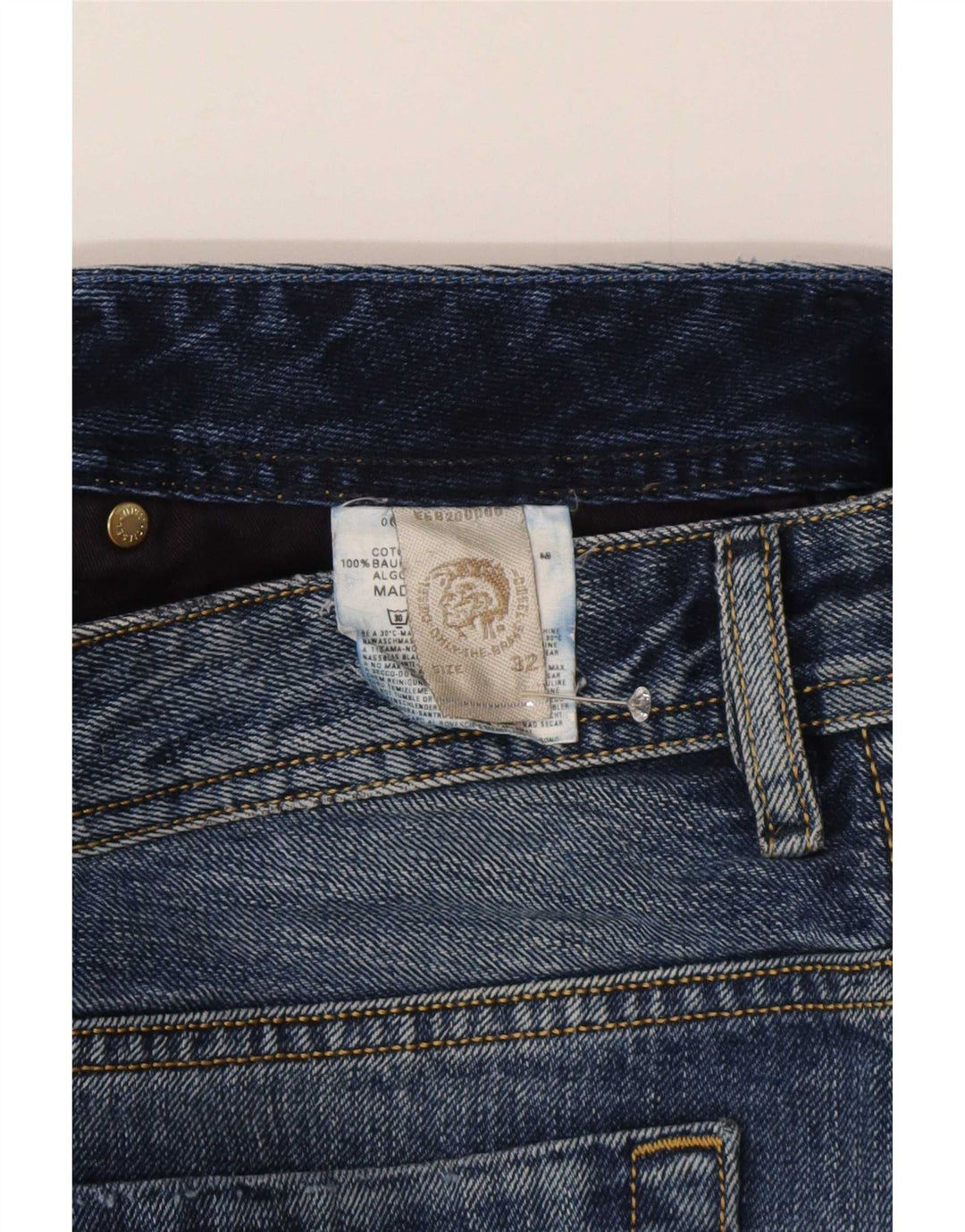 Diesel Herren Zatiny Bootcut Jeans W32 L32 Blau