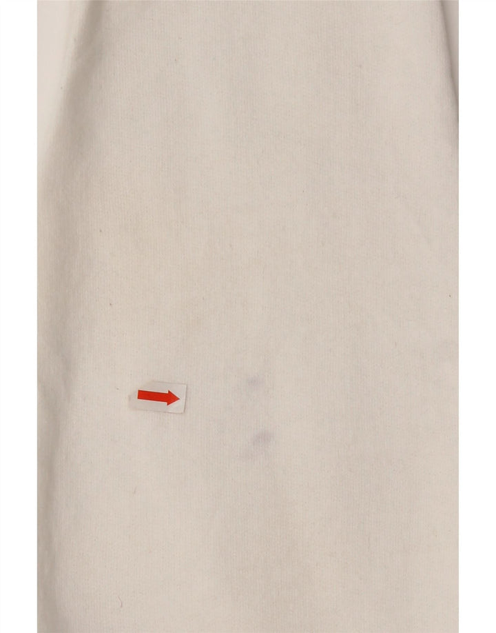 Champion Damen-Sweatshirt mit Grafik, UK 16, Größe L, Weiß, Polyester