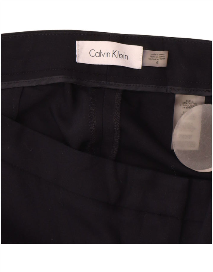 CALVIN KLEIN Damen Slim Chino-Hose US 6 Medium W28 L28 Marineblau