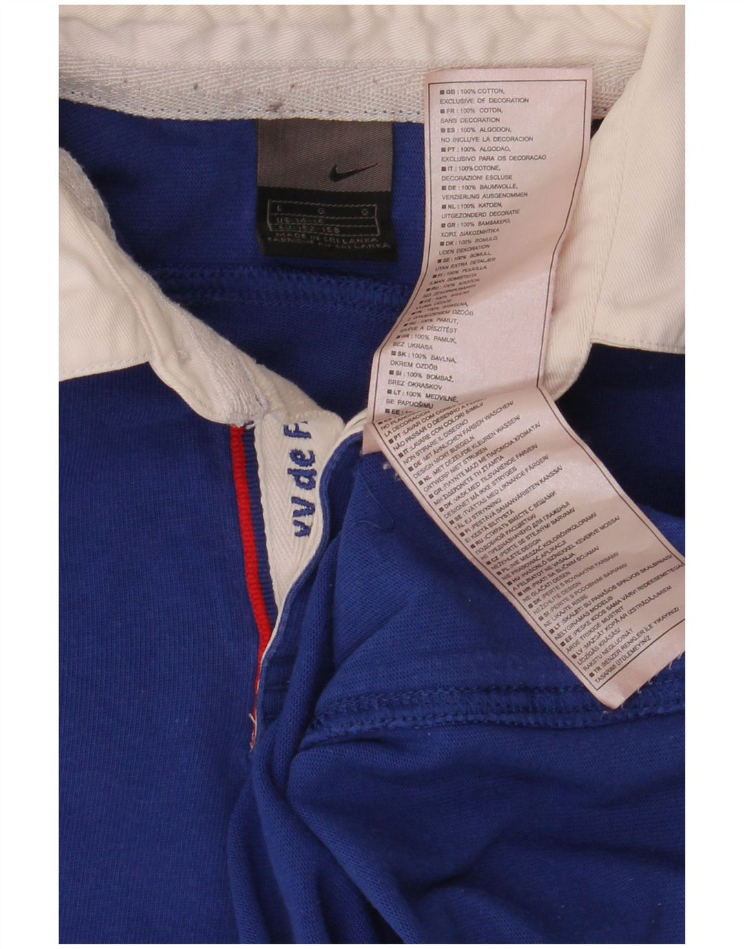 NIKE Rugby-Poloshirt für Jungen, 12–13 Jahre, Größe L, Blau