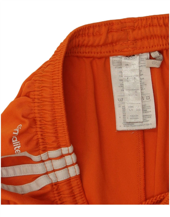 Adidas Herren Climalite Sport Shorts Large Orange Polyester