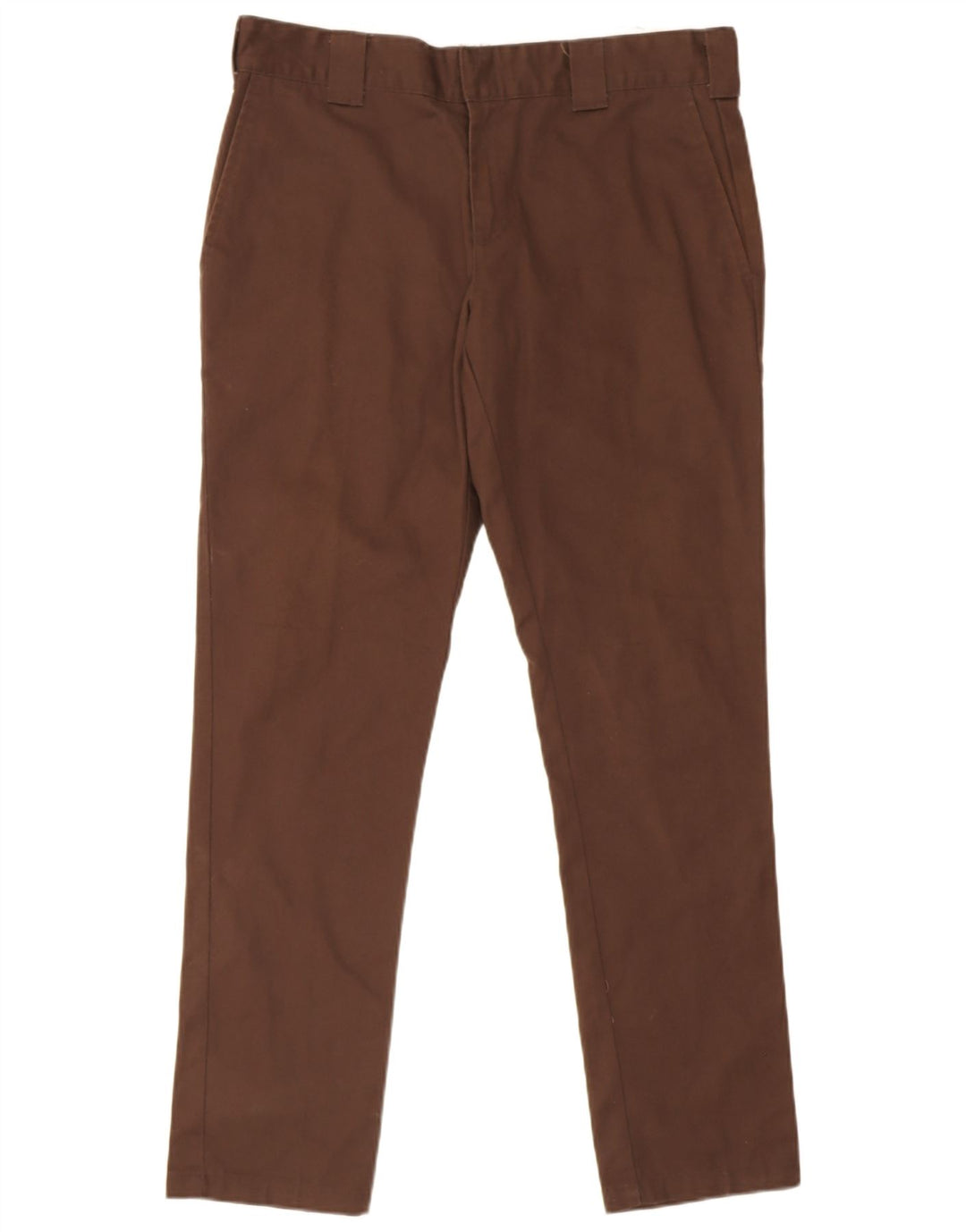 Dickies Slim Chino-Hose für Herren, W33 L32, braunes Polyester