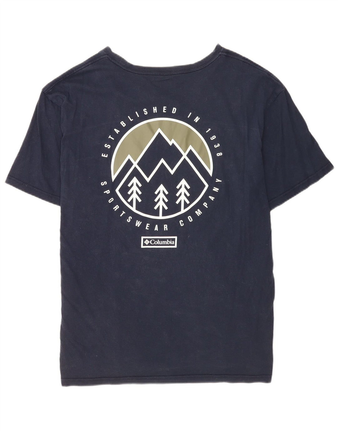 Columbia Herren-T-Shirt mit Grafik, Größe L, Marineblau