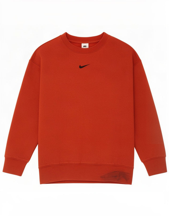 Nike Herren Sweatshirt Pullover Small Brown Cotton