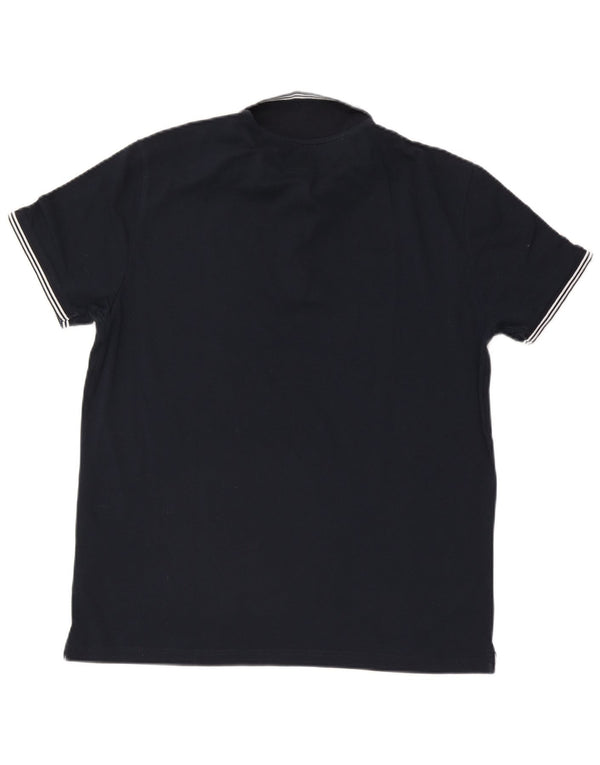 Champion Herren Easy Fit Poloshirt 2XL Marineblau Baumwolle
