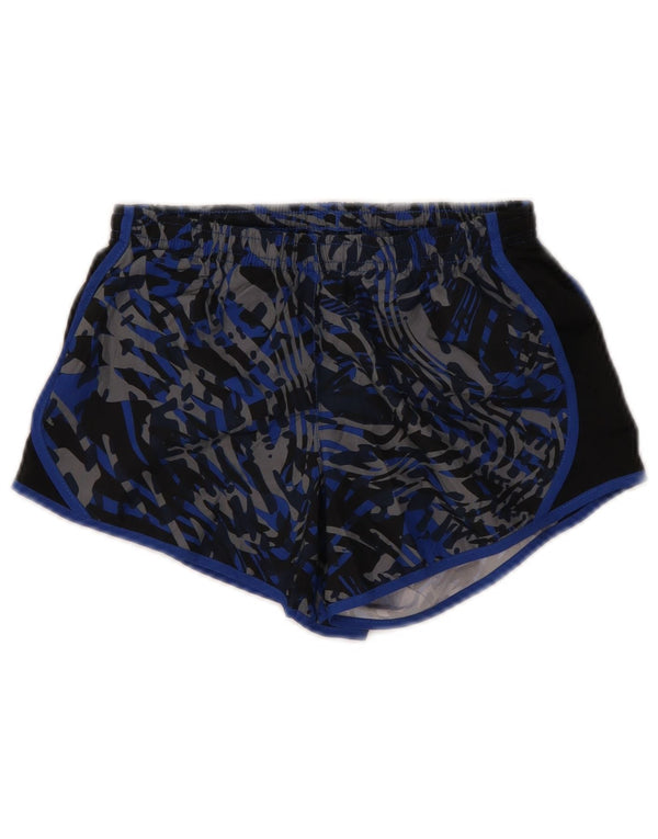 Nike Dri Fit Sportshorts für Mädchen, 10–11 Jahre, mittelgroß, Marineblau, Camouflage
