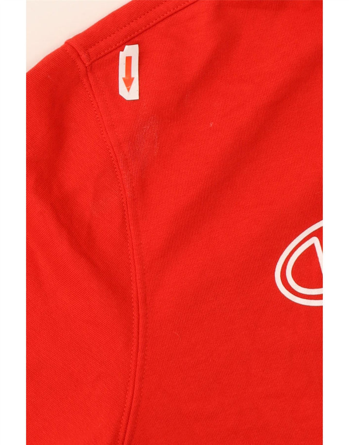 Champion Herren-Kapuzenpullover mit Grafik, mittelrote Baumwolle