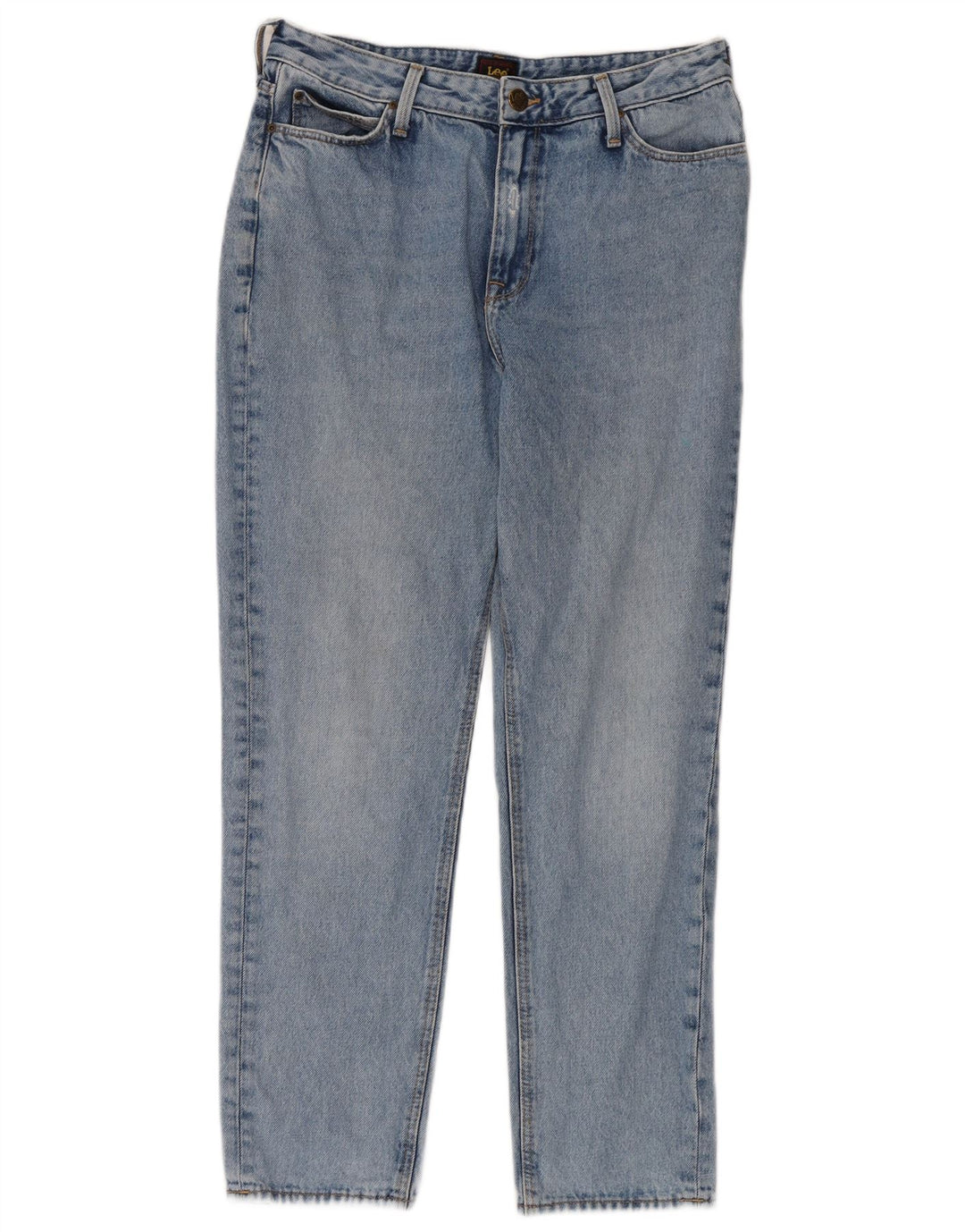 Lee Herren Mom Straight Jeans W30 L31 Blaue Baumwolle