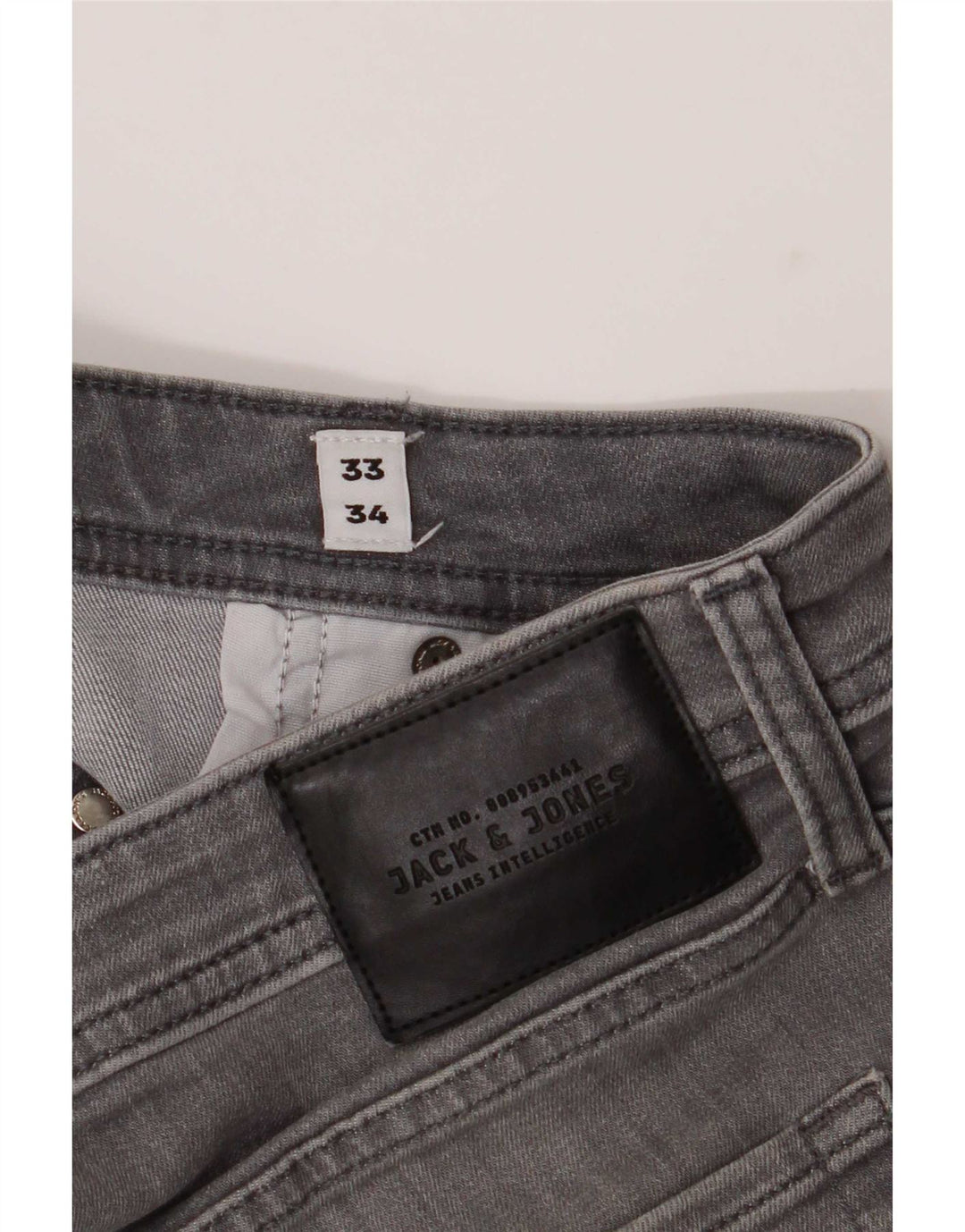 Jack & Jones Herren GLENN Slim Jeans W33 L34 Grau