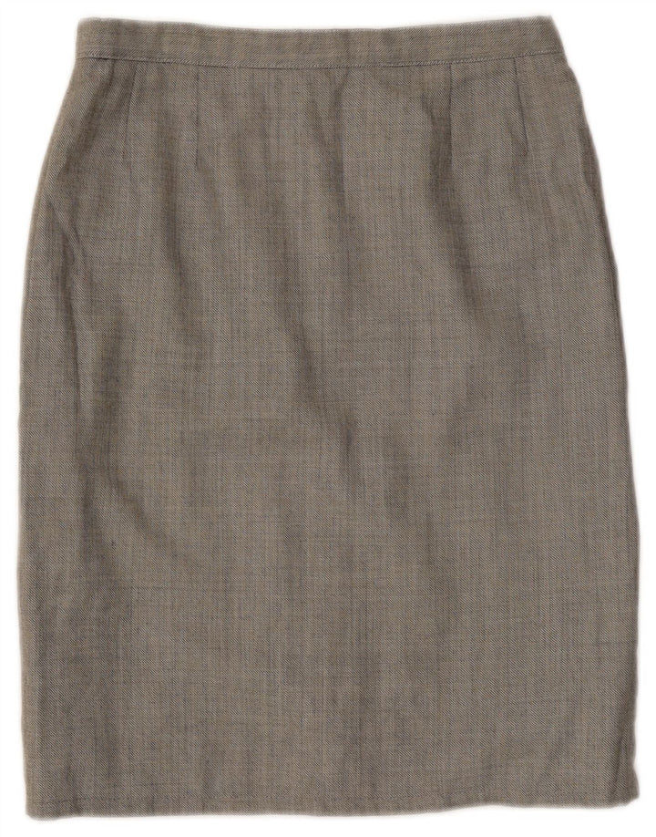 Luisa Spagnoli Damen Bleistiftrock IT 44 Medium W28 Grau