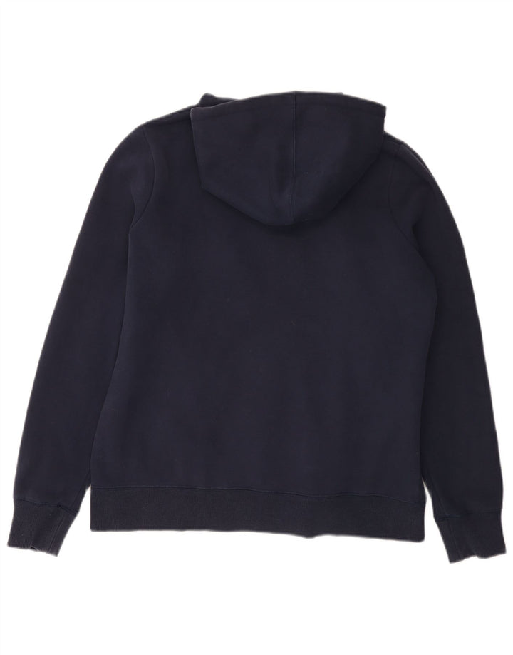 CREW CLOTHING Damen-Kapuzenpullover mit Reißverschluss, UK 14, Größe L, Marineblau, Baumwolle