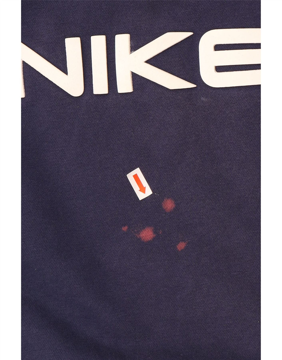 Nike Herren-Sweatshirt mit Grafik, groß, marineblau, Colourblock-Baumwolle