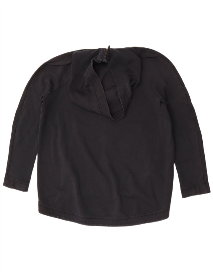 Nike Herren-Kapuzenpullover mit Reißverschluss, mittelschwarz, Baumwolle