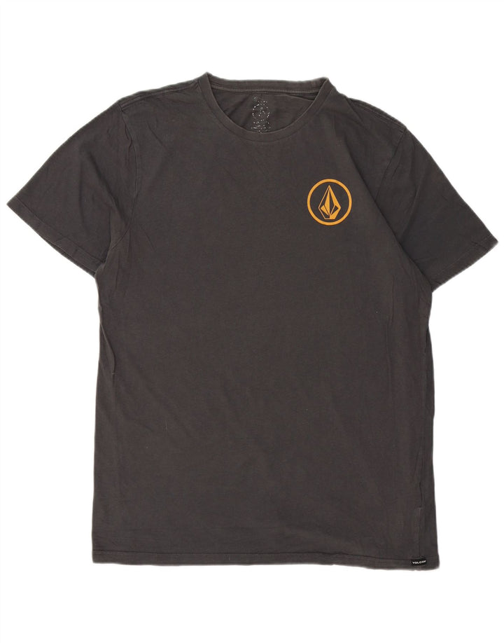 Volcom Herren T-Shirt Top mittelgraue Baumwolle