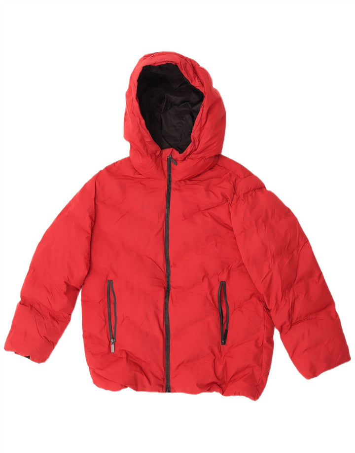 Wattierte Jacke mit Kapuze von Zara für Jungen, 11–12 Jahre, Rot