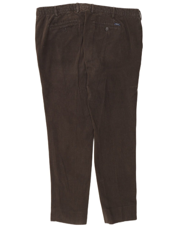 Gant Herren-Anzughose, normal, Größe 48, 4XL, W40, L30, Braun