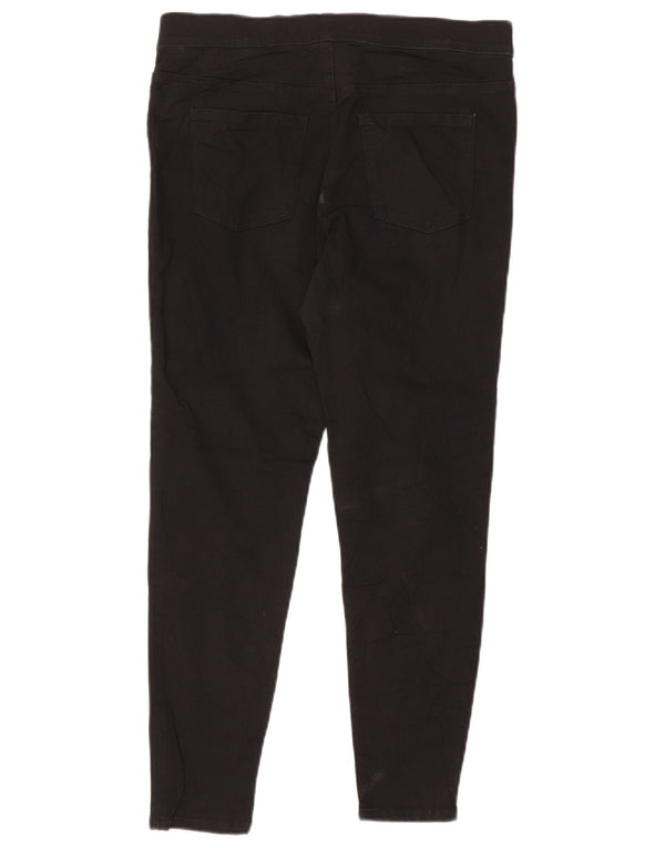 MARKS & SPENCER Damen Jegging-Jeans UK 14 Large W32 L26 Schwarze Baumwolle