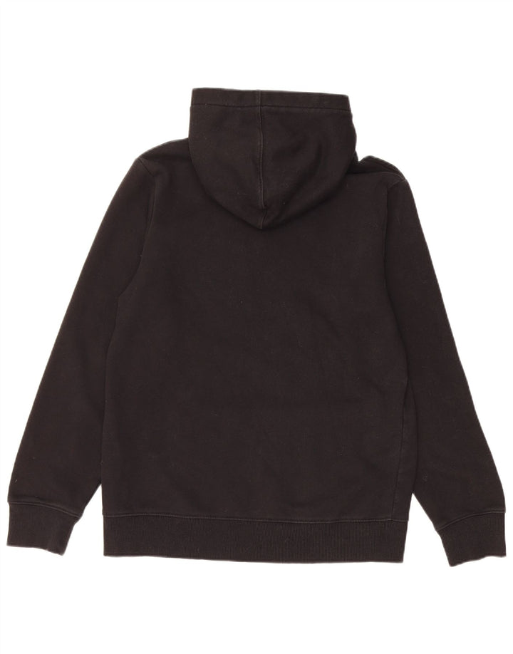HURLEY Jungen-Pullover mit grafischem Kapuzenpullover, 14–15 Jahre, schwarze Baumwolle