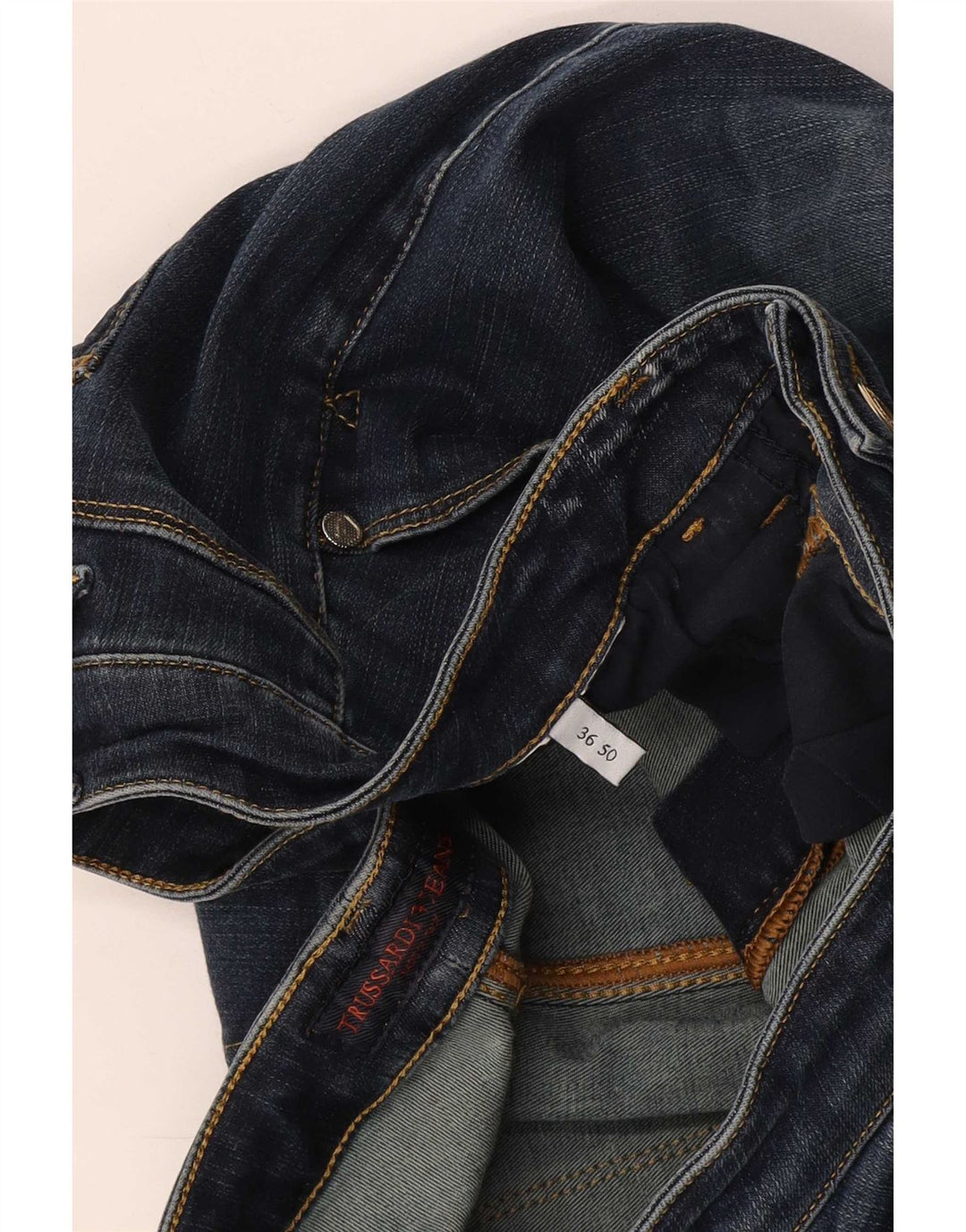 Trussardi Herren-Cropped-Jeans W36 L24 Blau