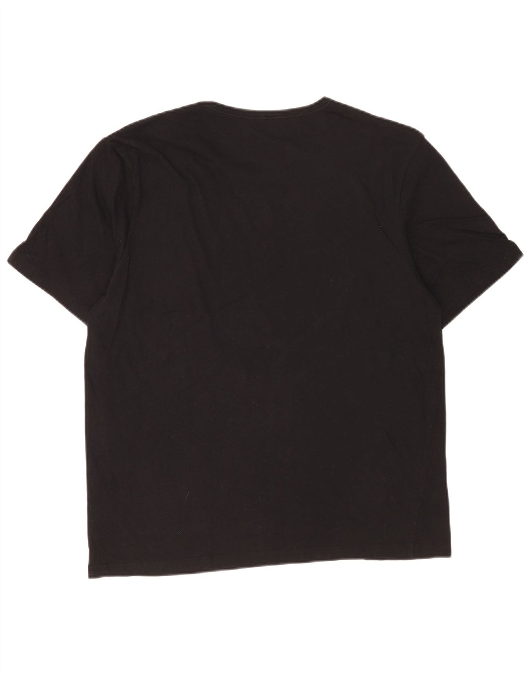 Hugo Boss Herren T-Shirt Top 2XL Schwarz Baumwolle
