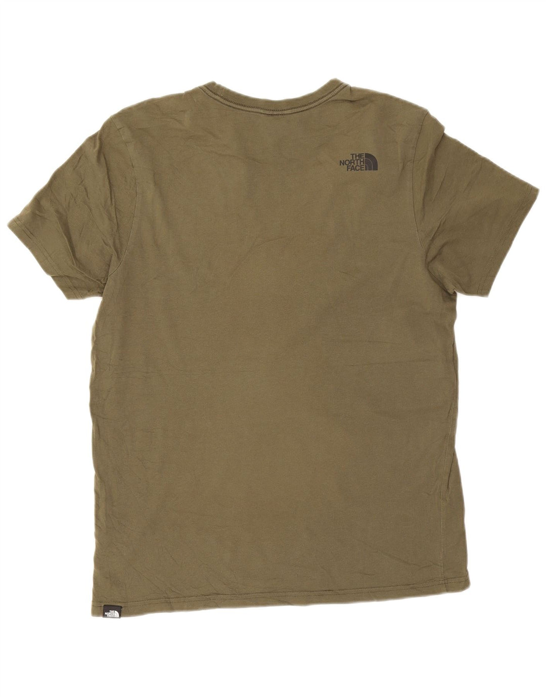 The North Face Herren T-Shirt Top Large Khaki Baumwolle