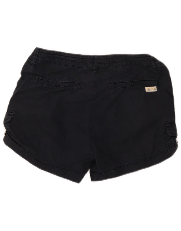 Superdry Damen Cargoshorts UK 8 Small W27 Marineblau Tencel