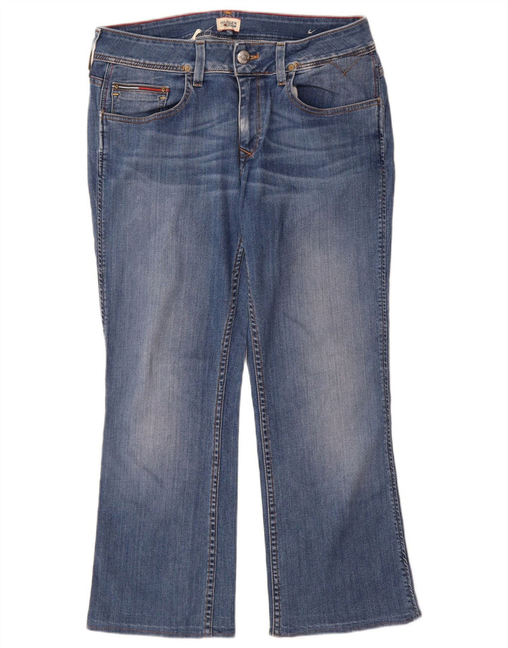 Tommy Hilfiger Damen Straight Jeans W33 L26 Blaue Baumwolle