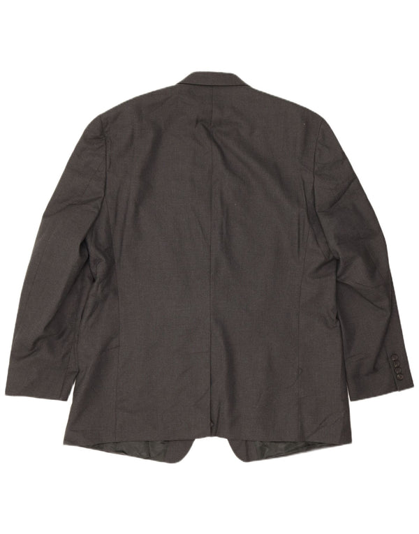 Chaps Herren-Blazer mit 2 Knöpfen, UK 48, 4XL, Grau, Polyester