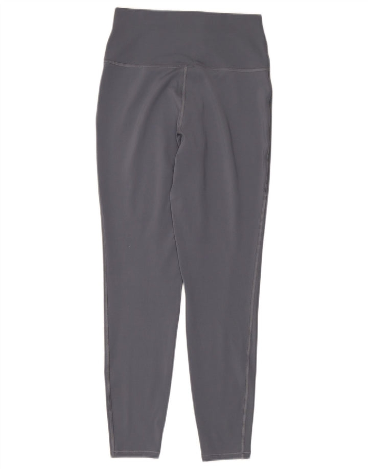 New Balance Damen Leggings UK 14 Mittelgraues Polyester