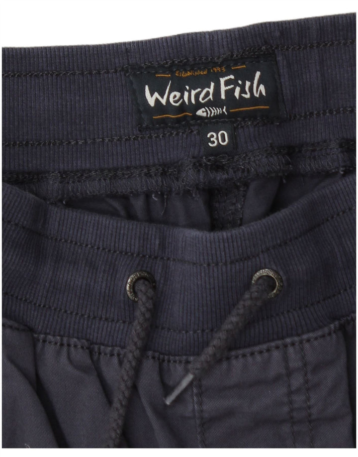 Weird Fish Herren Sportshorts Medium Marineblau