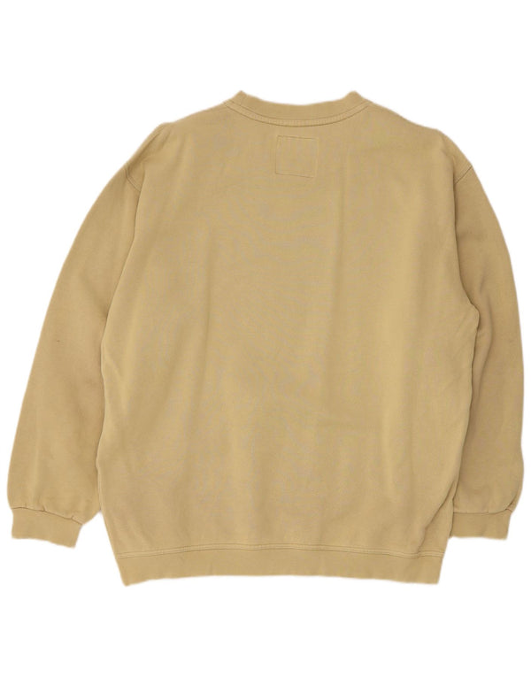 Murphy & Nye Herren-Sweatshirt mit Grafik, mittlere Khaki-Baumwolle