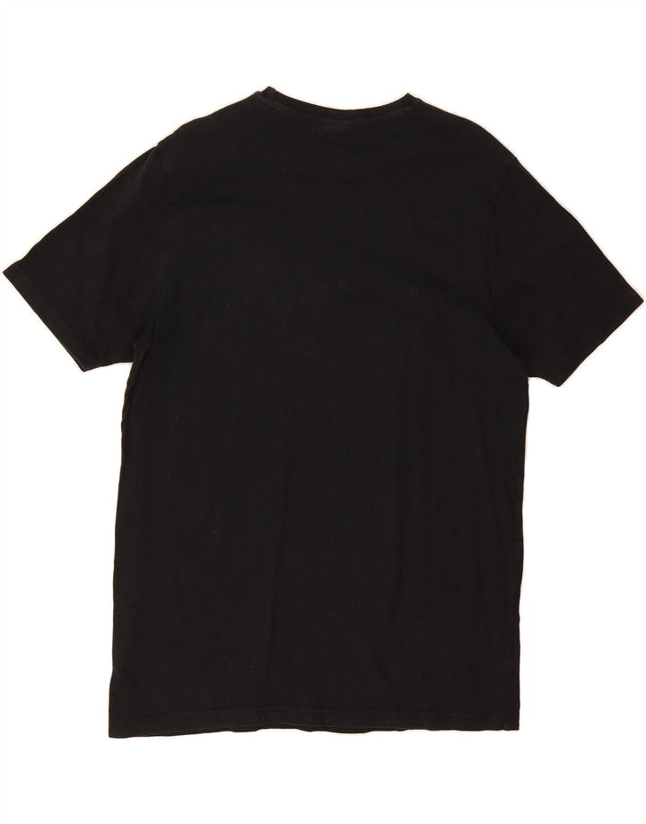 ELLESSE Mens Graphic T-Shirt Top Large Black Cotton Vintage Ellesse and Second-Hand Ellesse from Messina Hembry 