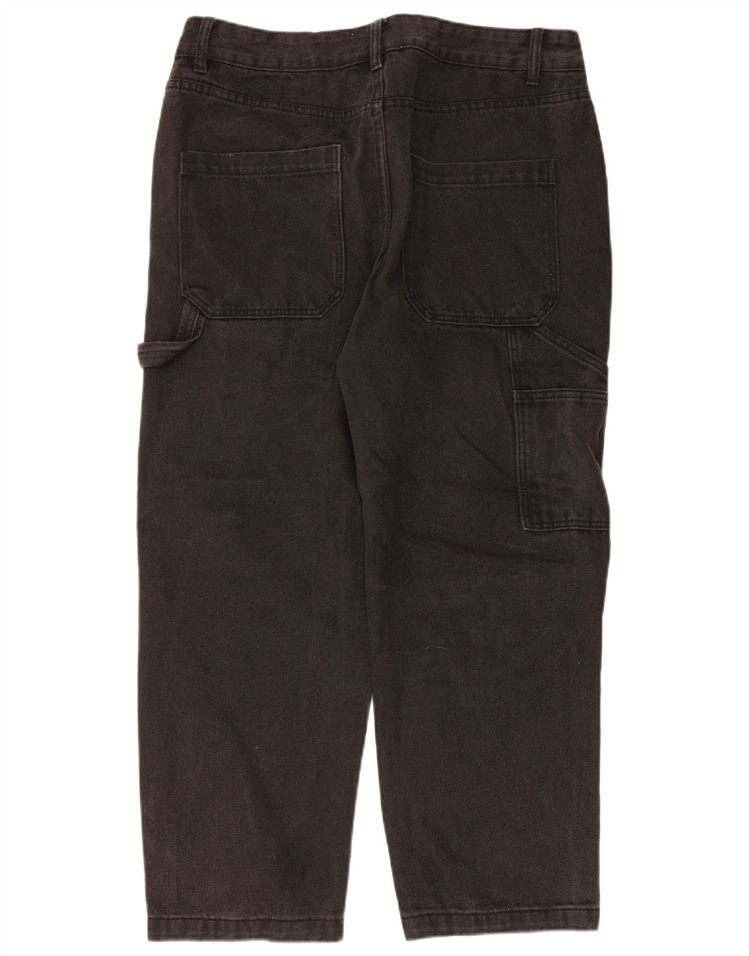 Scout Herren Cargo Straight Jeans W34 L26 Schwarze Baumwolle