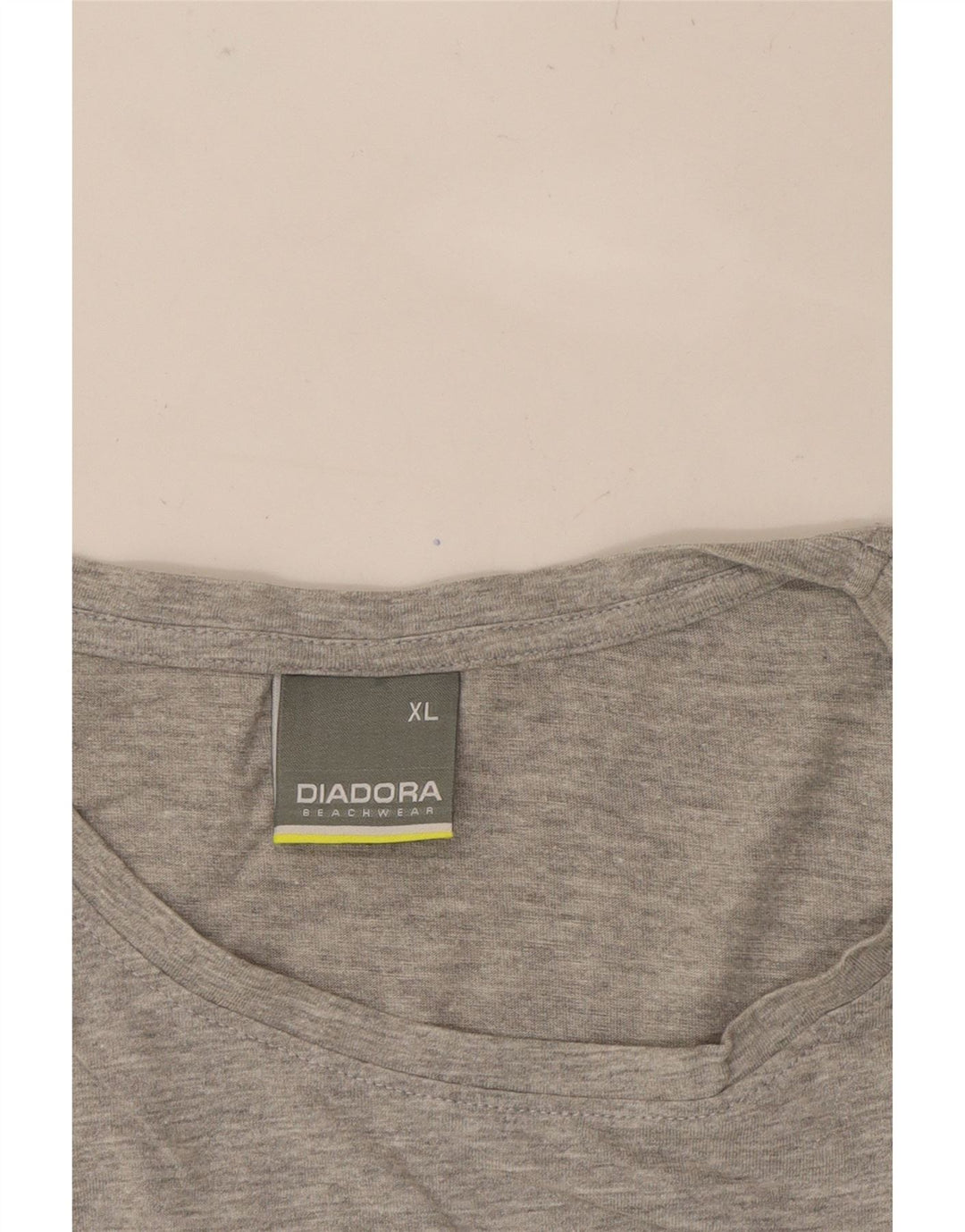 DIADORA Mens Graphic Vest Top XL Grey Cotton Vintage Diadora and Second-Hand Diadora from Messina Hembry 