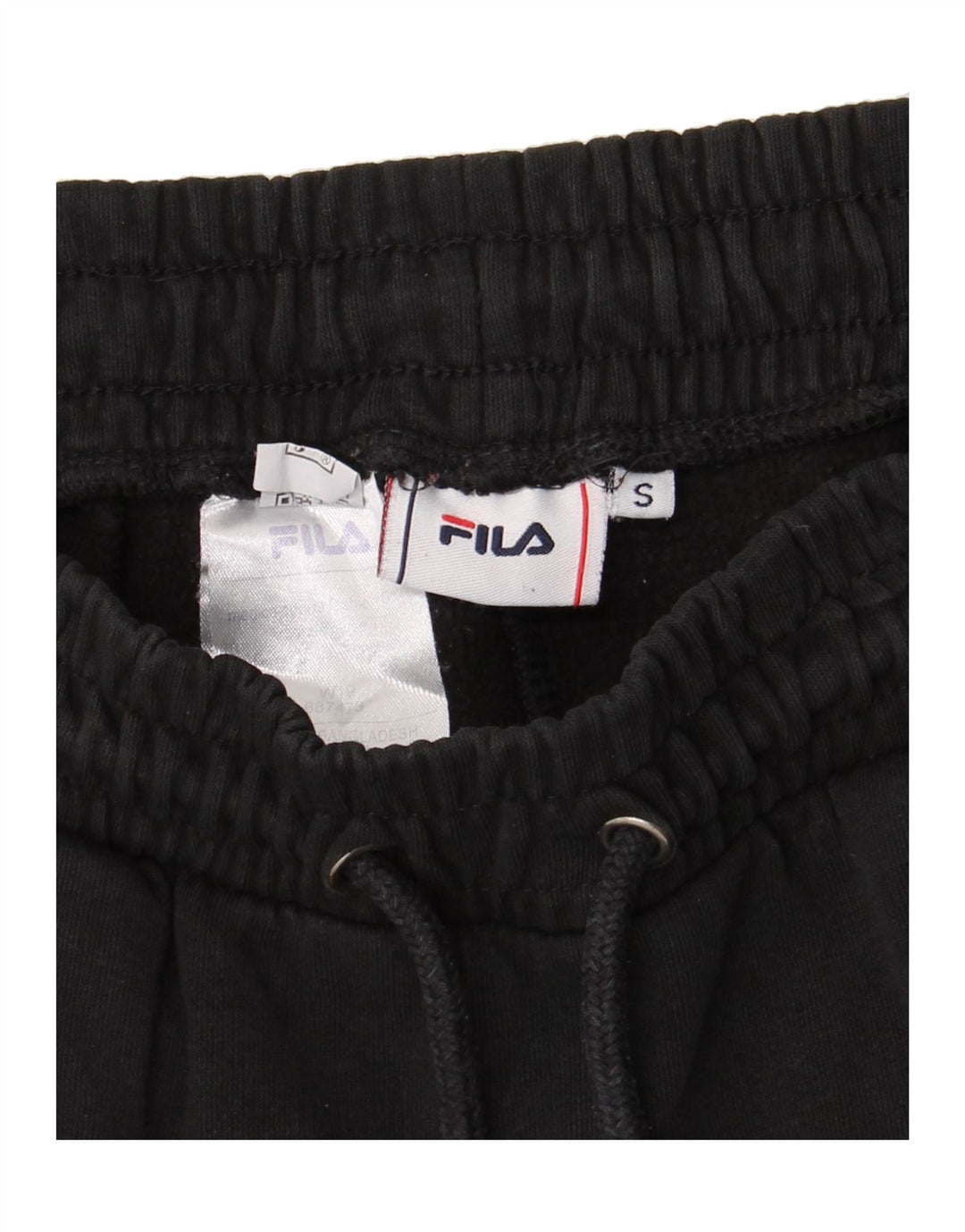 FILA Mens Tracksuit Trousers Joggers Small  Black Cotton Vintage Fila and Second-Hand Fila from Messina Hembry 
