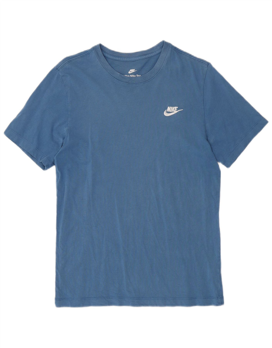 Nike Herren T-Shirt Top Small Blau Baumwolle