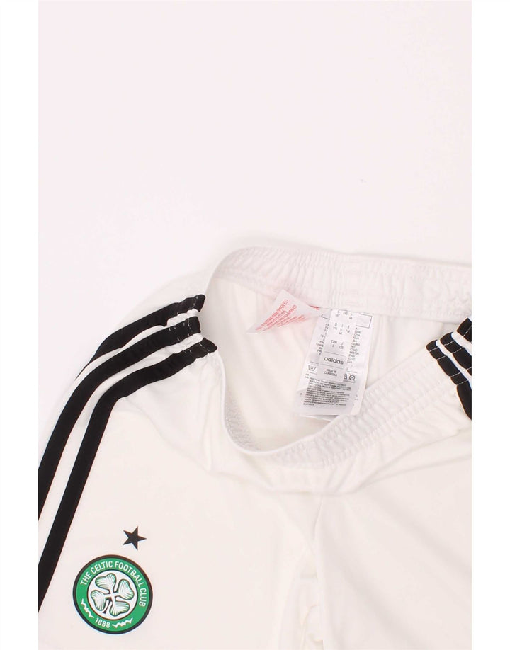 Adidas Boston Celtics Sportshorts für Jungen, 5–6 Jahre, weißes Polyester