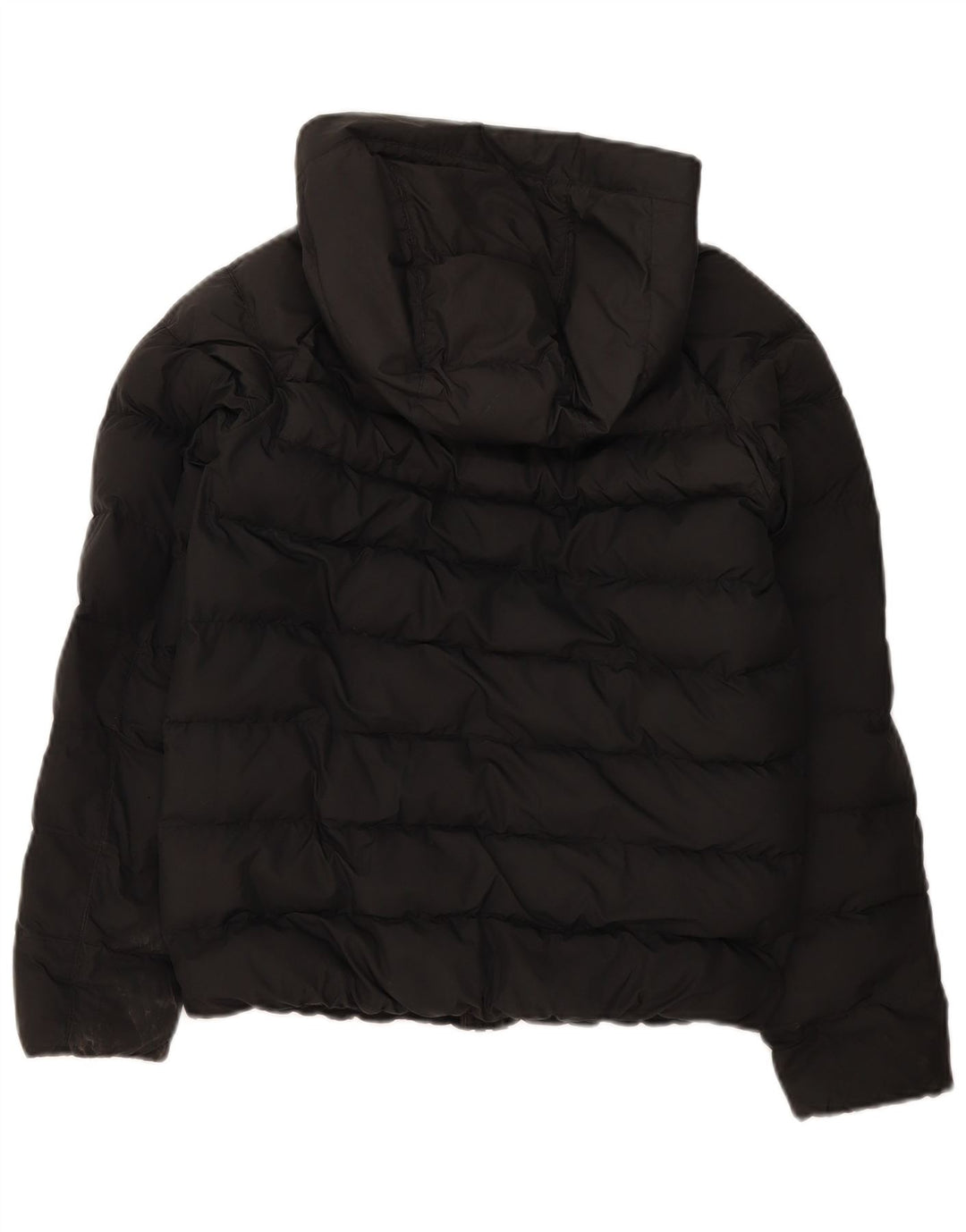 Nike Wattierte Jacke mit Kapuze für Jungen, 12–13 Jahre, Größe L, Schwarz, Polyester