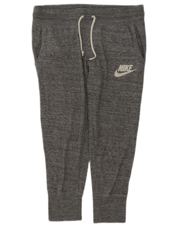 Nike Damen Trainingshose Jogger UK 10 Small Grey Flecked Sports