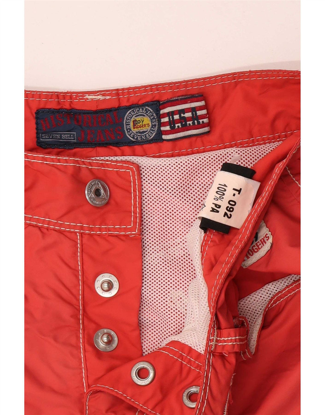 Roy Rogers Damen Badeshorts W29 Small Rot Polyamid