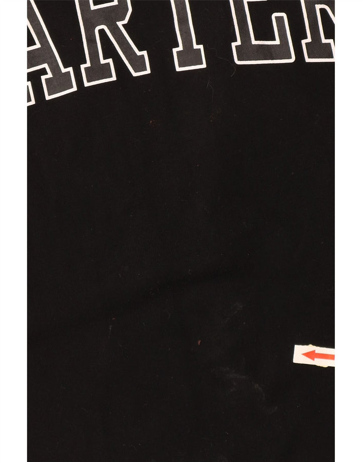 STARTER Herren-T-Shirt mit Grafik, Größe S, Schwarz, Colourblock-Baumwolle