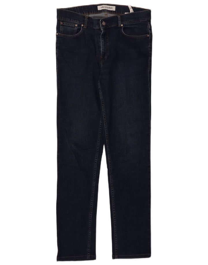 TRUSSARDI Herren Slim Jeans W34 L32 Marineblau