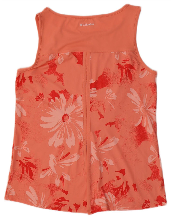 COLUMBIA Damen-Top mit Grafik, UK 12, Mittelrosa, Blumenmuster, Polyester